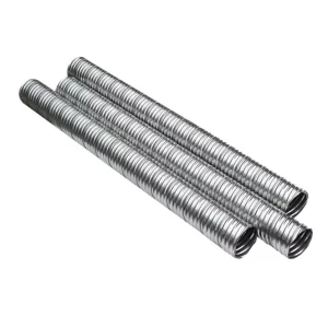 Factory Supply Durable Metal Corrugated Duct Spiral Steel Pipe Post Tension Prestressed for Bridge Tunnel Construction