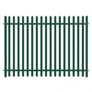Factory Supply Garden Security Palisade Fence 2.75m Width Easily Assembled Metal Steel Palisading