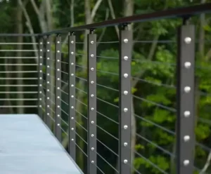 Factory Supply Stainless Steel Wire Metal Railing Handrail for Garden Corridor Balustrades Handrails
