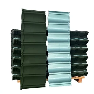 Factory Supply Stone Coated Roofing Sheet Custom Color Stone Coated Metal Roof Tile for Global Building Projects