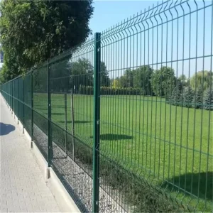 Factory Supply Welded Wire Metal Mesh Fence Panels for Gardens with 3D Bending
