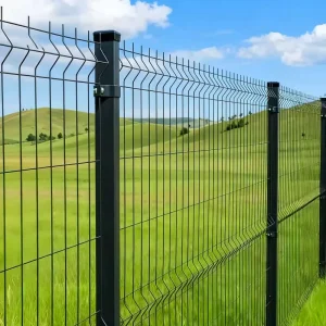 Factory Tailor-made Hot Dipped Galvanized Anti Corrosion Heavy Duty Rigid Curved Wire Mesh Security Fencing System 3D Fence