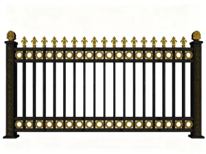 Factory Tubular Steel Fence Multipurpose Security Fencing for Schools Galvanized Steel Fence Panel