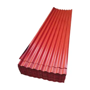 Factory customized various zinc red roof corrugated steel sheets ppgi color coated roof sheet