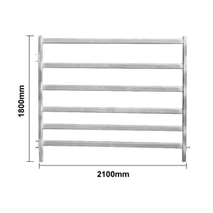 Farm Livestock Galvanized Australia Style 1.8m Height Steel Cattle Sheep Fence Panel