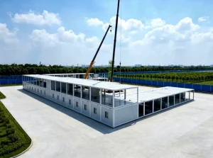 Fast Build Steel Structure Container House for Construction Site Office and Workers Apartment Living Space