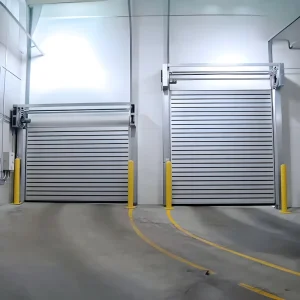 Fast Closing Rapid Insulated Large Aluminum Door Roller Rolling Shutter High Speed Hard Material Spiral Door