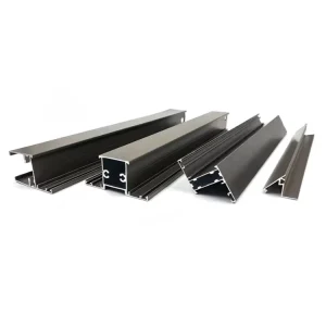 Fast Delivery Best Selling 6000 Series Alloy Silver Matt Aluminum Profile for Windows and Doors Extrusion Section