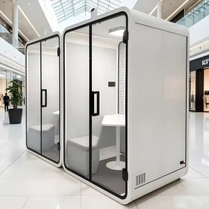 Fast Install Large Size Office Pod Work Space Privacy Soundproof Meeting Booth Personalized Silent Cabin Optional Color