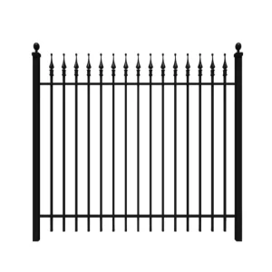 Fence Latest Design Decorative Metal Wrought Iron Steel Fence Garden Top Quality Iron Fence Electric