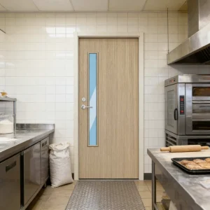 Fiberboard Certified Double Interior Commercial Fire Doors 3-Hour Fire Rating Fire Door