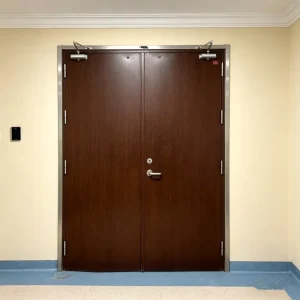 Fire Door Entrance Iron Metal Interior Modern Door Closer Large Steel Safety Door for Fire Prevention