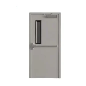 Fire Rated Security Steel Door Building Exit Steel Doors Fireproof Safety Hollow Metal Door