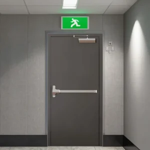 Fire Steel Door CE Certified Modern Design for Commercial and Residential Use Apartment Exterior Fireproof Metal Door