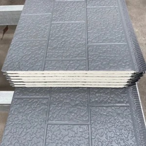 Fire Water Resistant Thermal Insulation Polyurethane Sandwich Panel Lightweight Metal Siding