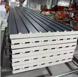 Fireproof Eco Friendly Aluminum Composite Sandwich Polyurethane Foam Core Sound proof Heat Insulation Metal Roof Tiles Building