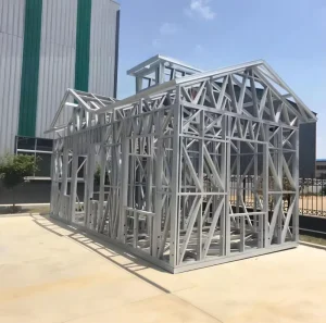 Fireproof Galvanized Steel Truss Pole Barns Metal Building Kits Joist Metal Building Materials for Roofing