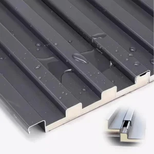 Fireproof Metal Waterproof Insulated Roofing Panels
