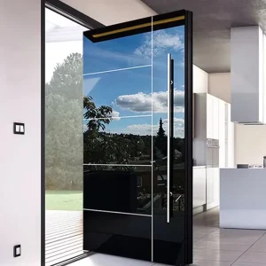 Fireproof Stainless Steel Door Entrance Metal Steel Door Outdoor Patio Front Security Door