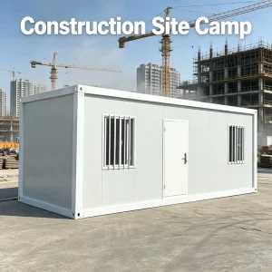 Flat Pack Detachable Modular Container House 20ft with Sandwich Panel for Relief Camp and Disaster Relief Temporary Housing