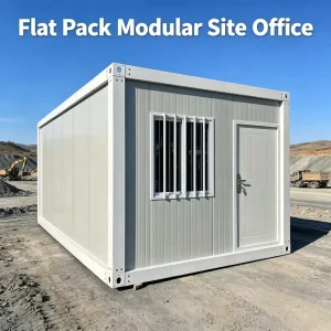 Flat Pack Modular Showroom with Baked Painted Steel Frame for Pop Up Retail Store Business Asset
