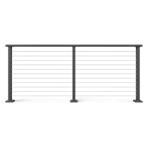 Flatbed on Top Fix With the Handrail Modern Look Cable Railing System for Interior