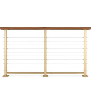Flexible and Fast Customization Cable Railing Easy to Install Top Mounted for Decking & Balcony