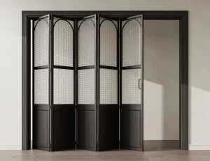 Folding Door System Bi Fold Sliding Door Hardware for Space Saving Room Divider