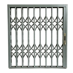 Folding Stainless Steel and Aluminum Alloy Anti-Theft Corrosion-Resistant Sliding Gate for School or Warehouse