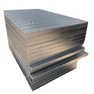 Food Grade 316L Stainless Grip Strut Sanitary Open Mesh Drainage Floor Steel Grating for Slaughterhouse