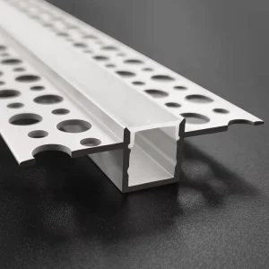 For Plaster Ceiling Wall 1M 2M Led Profile Strip Aluminum Recessed Channel