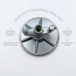 Forged Anchor Nut Dual Layer Galvanized 150mm Base Formwork Hardware for Super High Rise Building Works