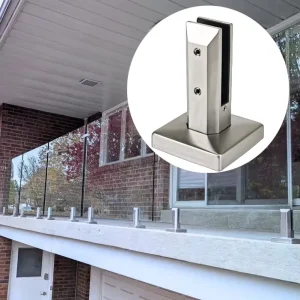 Frameless Glass Balustrade Spigot Corrosion Resistance Marine Grade Stainless Steel 2205 Easy to Install