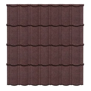 Free Sample 50 Years Warranty High Quality Steel Sheet Color Stone Coated Metal Roofing Tiles for House