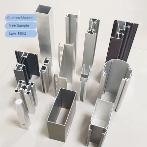 Free Sample 6000 Series Custom Surface Anodized Aluminum Extrusion Profile with Bending Cutting Welding Services