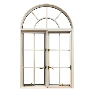 French Arch Casement Window Opening 180 Degree Casement Aluminum Aluminium Arch Shaped Windows