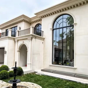 French Windows Aluminum Alloy Double Glazed Low E Tempered Glass Wind Load Resistance Watertight Window Frame