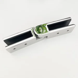 Friction Mount Premium Heavy Duty Swivel Adjustable Glass to Glass Connector for Pool Fence and Balcony Railings