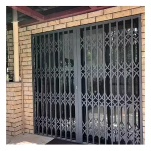 Front Gate Collapsible Steel Door telescopic Gate