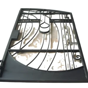 Front Yard Small Iron Gates and Garden Fence Outdoor