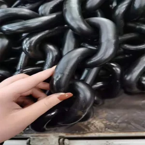 G80 Alloy Steel Welded High-Strength Heavy-Duty Lifting Chains 4:1 Safety Factor ISO9001 Certified for Construction Mining