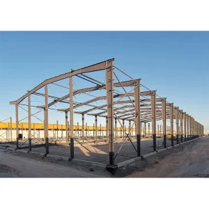 GB High Quality Steel Material Prefab Metal Steel Structure Building Warehouse Workshop Factory Plant Welding Cutting Bending