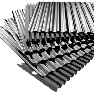 Galvalume Coated Corrugated Sheet Rust Proof Building Material For Long Term Outdoor Application