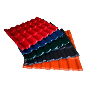 Galvalume Substrate Stone Coated Metal Roofing Tile 0.45mm Anti-UV Heat Resistant Color Stone Coated Roof Sheet for Villa