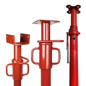Galvanized 1m to 5m Height Prop Building Materials Support Cup and Acro Steel with Powder Coating Surface Treatment