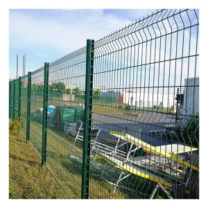 Galvanized 3D Curved Welded Wire Mesh Fence Panel for Outdoor Gardens