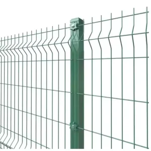 Galvanized 3D Welded Bending Curved Steel Fence Panel Powder Coated Safety Fencing Eco friendly Weather Resistant for Yard