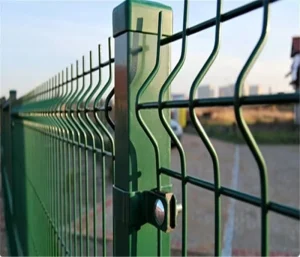 Galvanized 3d Fence Panel Security Perimeter 3d Curved Mesh Fence Garden Outdoor Fencing