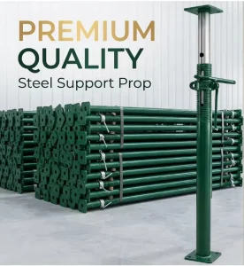 Galvanized Adjustable Steel Prop 1m to 5m Height with Powder-Coated Surface Treatment, Cup and Acrow Support