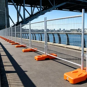 Galvanized Anti-Climb Temporary Fence for Construction Sites Corrosion Resistant Fast Assembly